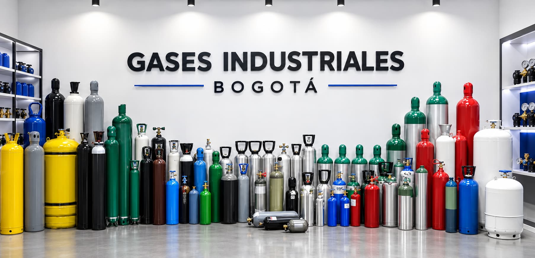 Cilindros de gases industriales